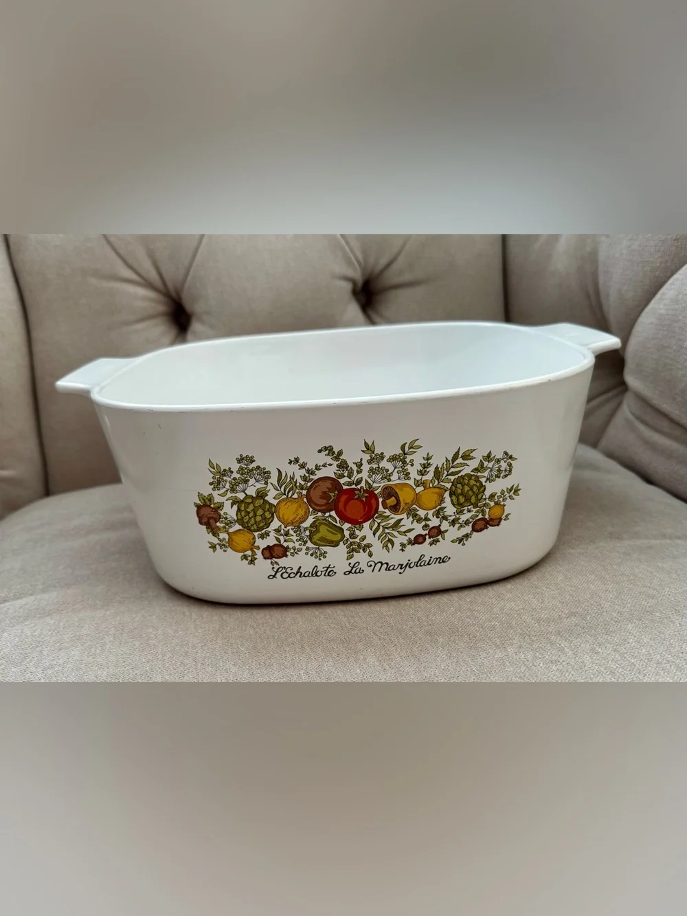 Corningware A-5-B 5 Liter L’Echalote La Marjolaine Casserole Dish